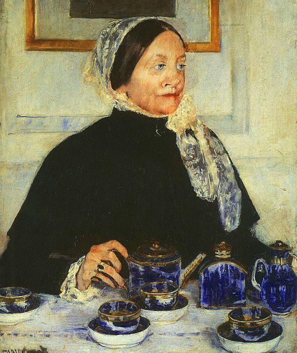 Mary Cassatt Lady at the Tea Table oil painting picture
